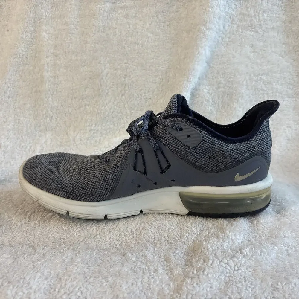 Nike Air Max Running Shoes Sneakers Navy Men’s Size 12 Preowned No Size‎ Tag